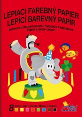 Papír VV bar. A4/8 ls barev.složky lepící Notes