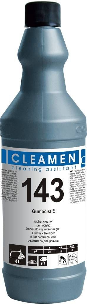 CLEAMEN 143 gumočistič 1 l F-vys.hořl. 413
