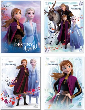 Bloček A6 linka 25ls Frozen II
