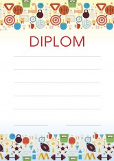 Diplom A4 Sportovní hry