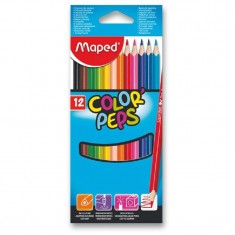 Pastelky Maped trojhr.12ks ColorPeps