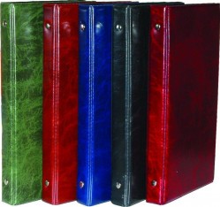 Karis blok A5 PVC imitace kůže, lesk, mix barev