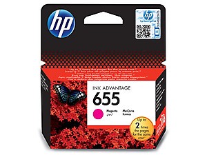 Ink-jet HP 655 originál červená 600 stran (CZ111AE)