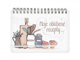 Kniha na recepty A5 80ls na šířku