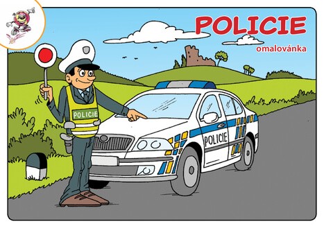 Omalovánky Mičánek - Policie