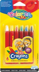 Barvy na obličej 6ks Colorino