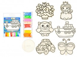 Set kreativní Obrázek + kuličková modelína