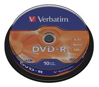 PC-DVD-R Verbatim 4,7GB 10ks/balení