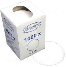 Rozetky 9cm/1000ks bílé