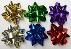 Kokarda  5cm metal lesk mix