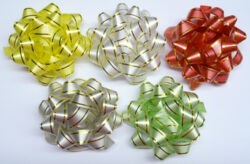 Kokarda  8cm hladká potisk mix barev