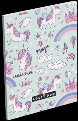 Blok A6 čistý lepený bok Lollipop