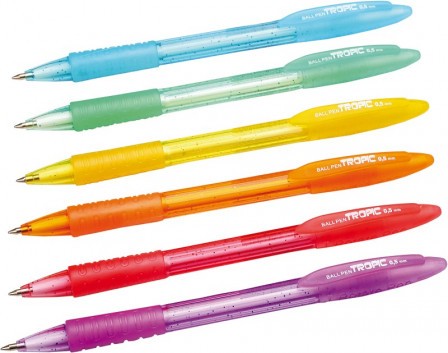 Pero kuličkové jednorázové 0,5mm Tropic