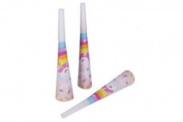 Karneval - trumpeta 19cm/6ks Jednorožec