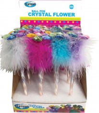 Pero kuličkové 0,7mm Krystal flower