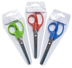 Nůžky dětské 14cm kulatá špička/PVC pouzdro