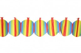 Papírová girlanda - 4 m Balon