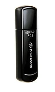 PC-USB FLASH DISK  8GB Transcend černá