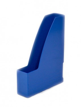 Box - pořadač archiv. PVC zkosený modrý