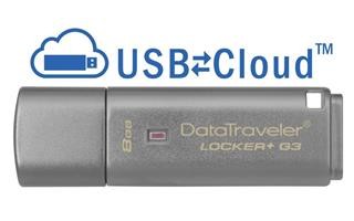 PC-USB FLASH DISK  8GB KINGSTON data traveler locker