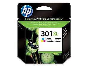 Ink-jet HP 301 XL originál barevná 330 stran (CH564EE)