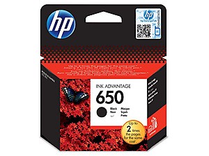 Ink-jet HP 650 originál černá 360 stran (CZ101AE)