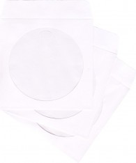 Obal na CD/DVD papír s okénkem 1 ks