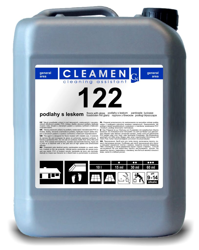 CLEAMEN 122 podlahy s leskem 5 l 413