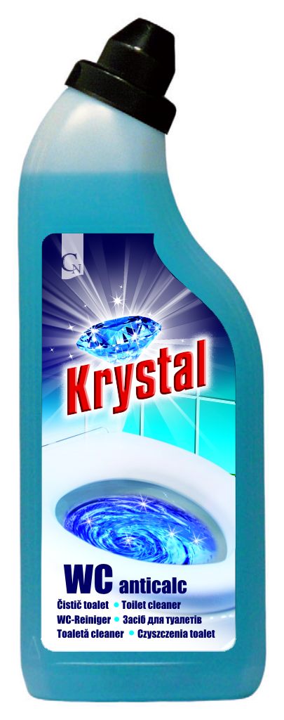 KRYSTAL WC modrý  750 ml 411